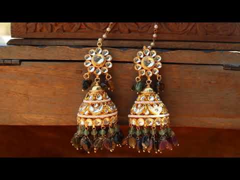 Aarohi Kundan Jhumka Earrings
