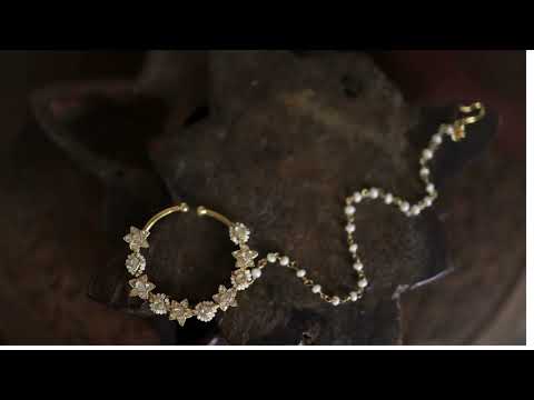 Giva Polki Silver Nosepin