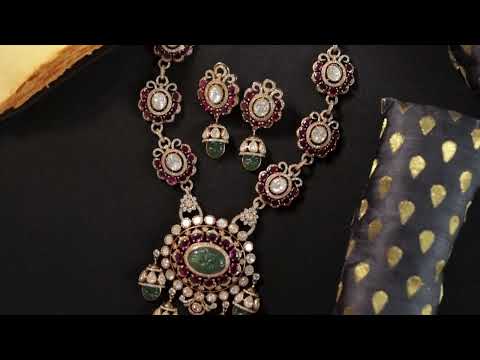 Meha Polki Necklace Set