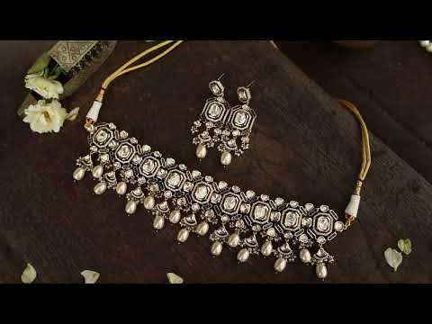 Shabiha Polki Necklace Set