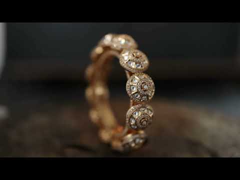 Hala Pearl Polki Pacheli Bangle