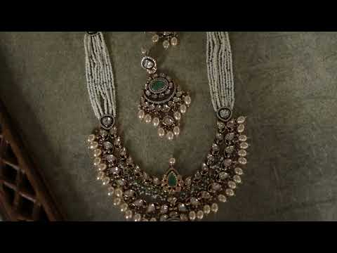 Manal Polki Necklace Set