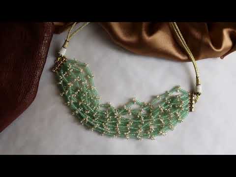 Saira Mint Choker Necklace