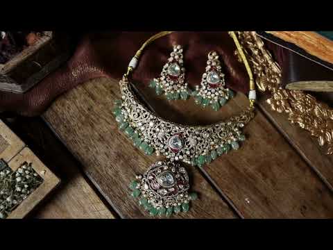 Aishani Polki Necklace Set