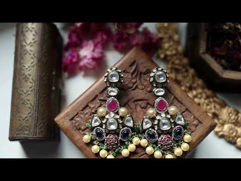 Emelia Multicolored Victorian Earrings