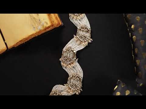 Amulya Polki And Pearls Braid Pin