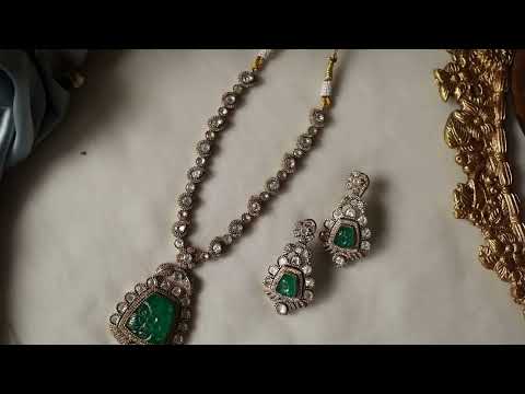 Tabitha Victorian Polki Necklace Set