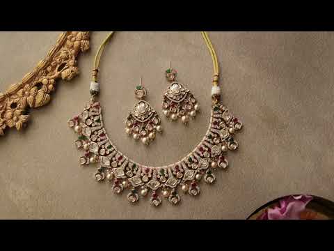 Maya Polki Necklace Set