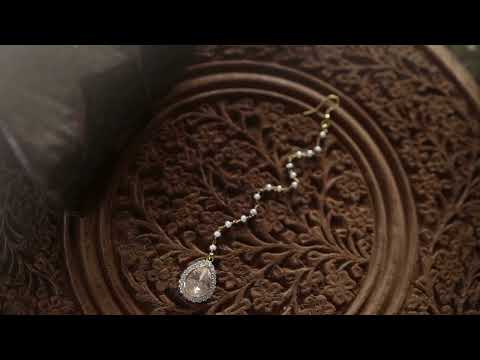 Amayra Polki Silver Maangtikka