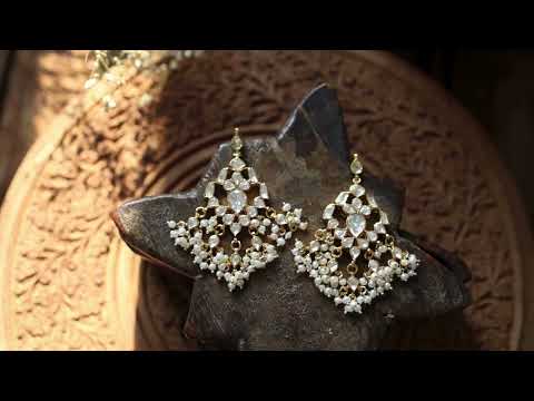 Zilli Polki Silver Earrings