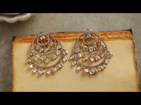 Amaira Chaandbali Polki Earrings