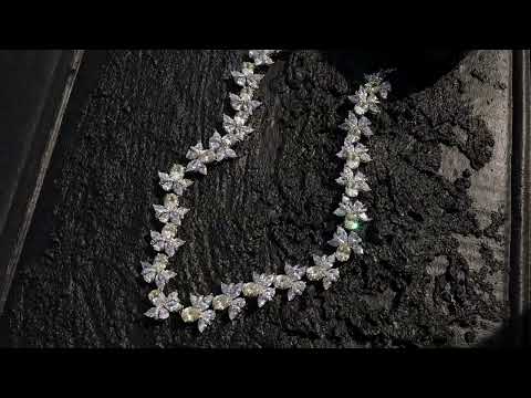 Alora Yellow Statement Necklace