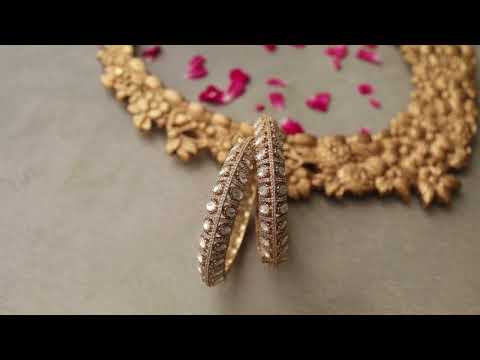 Vinya Polki Bangles - Set of 2