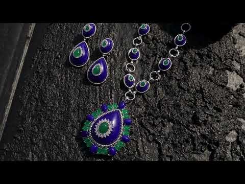 Bianca Blue Necklace Set