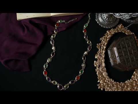 Dhara Navrattan Necklace