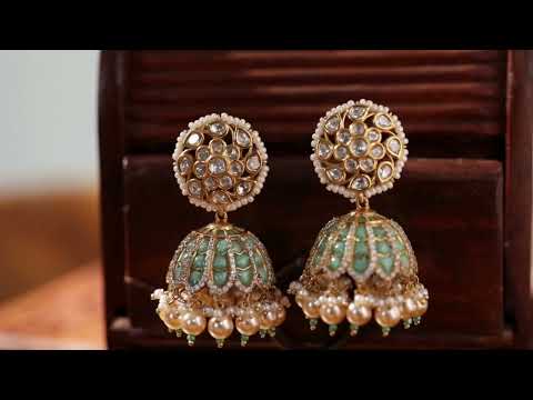 Satya Polki Jhumka Earrings