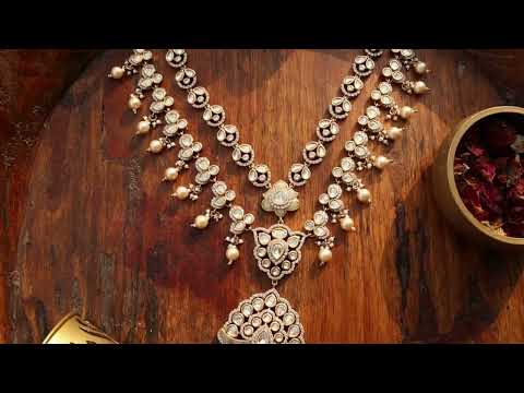 Shravya Mother Of Pearl Necklace Set