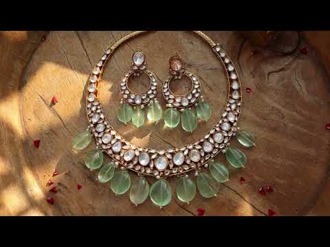 Yashika Hasli Polki Necklace Set