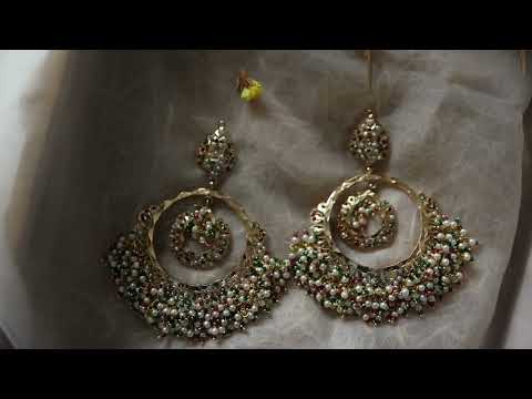 Farisha Multicolored Jadau Earrings