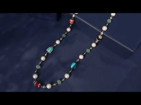Caroline Multicolored String Necklace