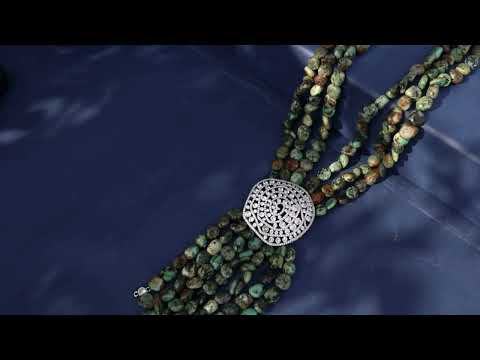 Zinnia Multicolored Statement Necklace