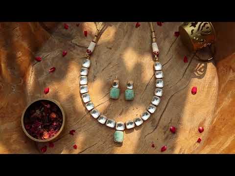 Manasvee Polki Necklace Set