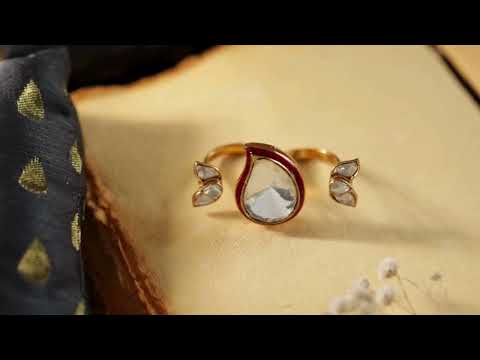 Amaira Chaandbali Polki Earrings