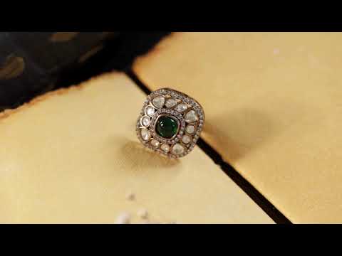 Helena Green Cocktail Ring