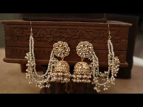 Uttara Kundan Jhumka Earrings