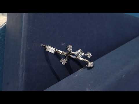 Sofia Double Finger Faux Diamond Ring