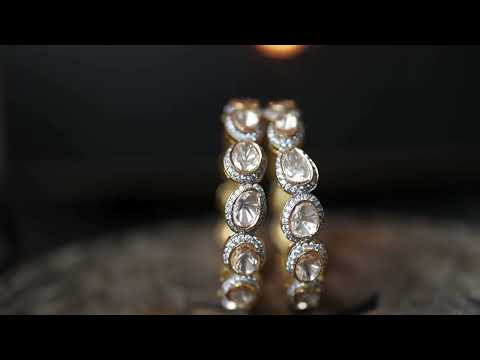 Malook Polki Bangles - Set of 2