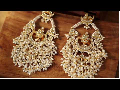Tisha Kundan And Pearls Earrings