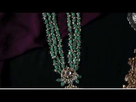 Simar Mint Kundan Necklace