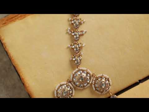 Pritha Polki Hathphool Bracelet