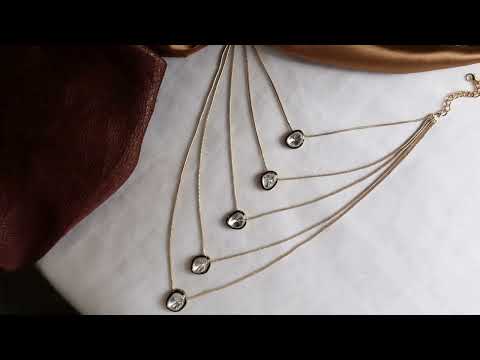 Mahtania Layered Polki Necklace