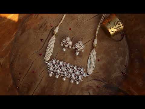 Ekhala Polki Choker Necklace Set