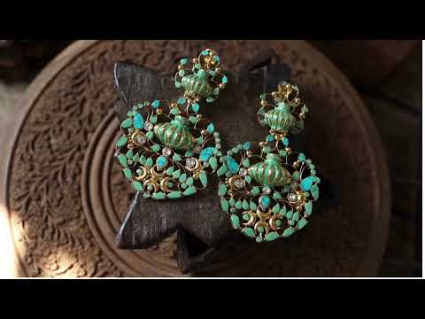 Ila Kalash Silver Earrings