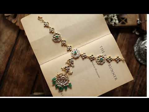 Rhea Green Kundan Mathapatti