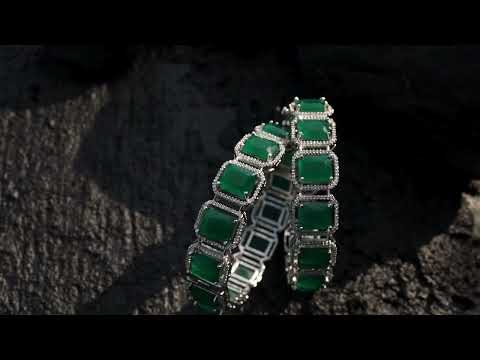 Reese Green Bangles- Set of 2