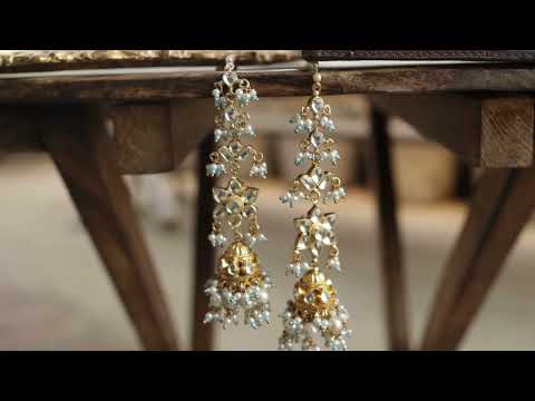 Madhur Floral Jhumka Earrings