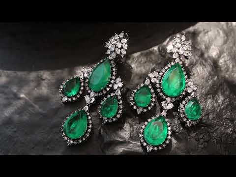 Nicole Green Faux Diamond Earrings