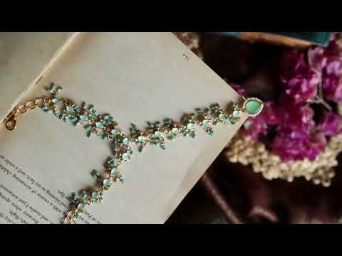 Rivah Mint Kundan Hathphool