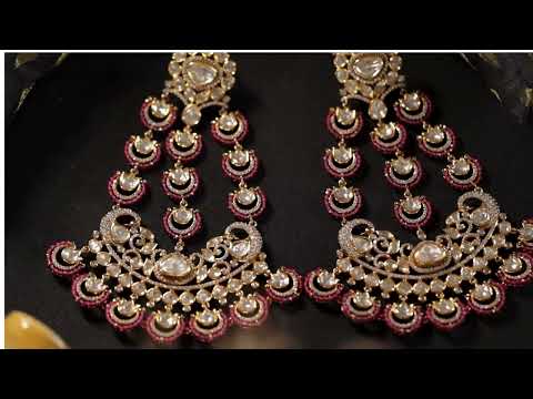 Rayana Pink Polki Earrings