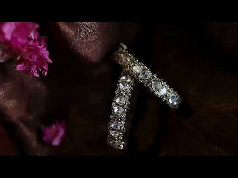 Nehal Polki Bangles- Set of 2