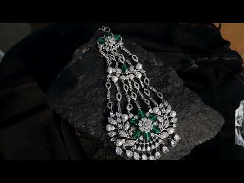 Gianna Green Faux Diamond Passa