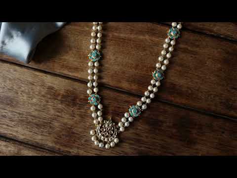 Malika Turquoise Kundan Necklace