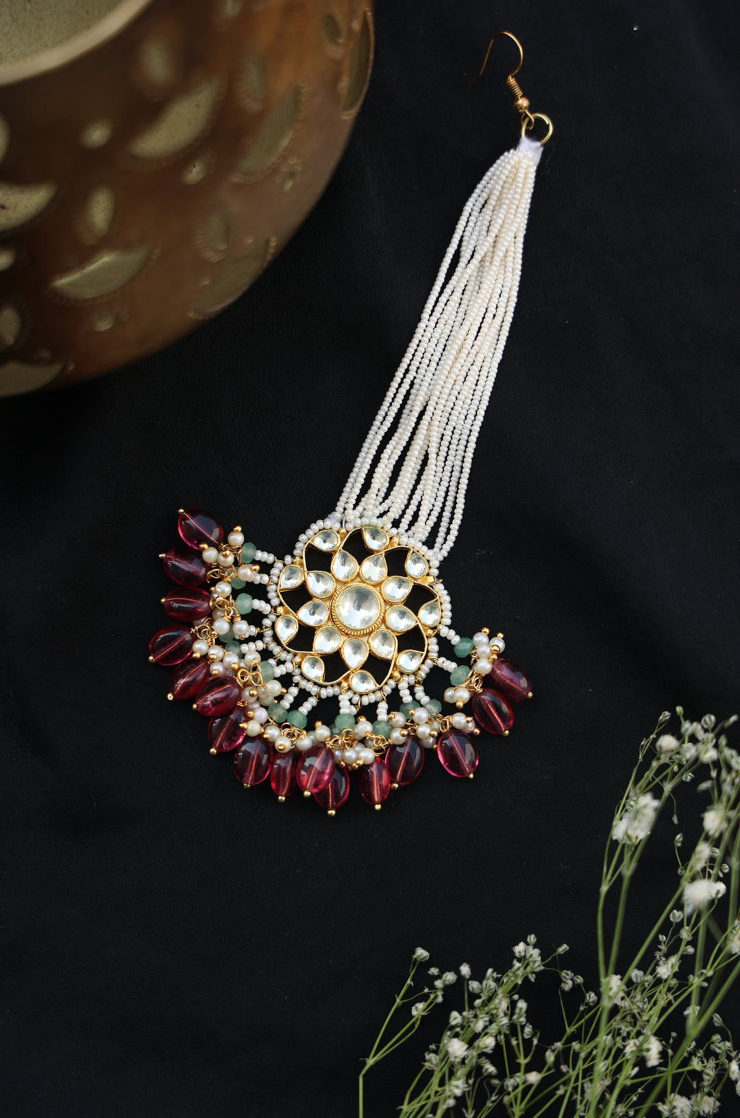 Kamalika Kundan Maang Tikka