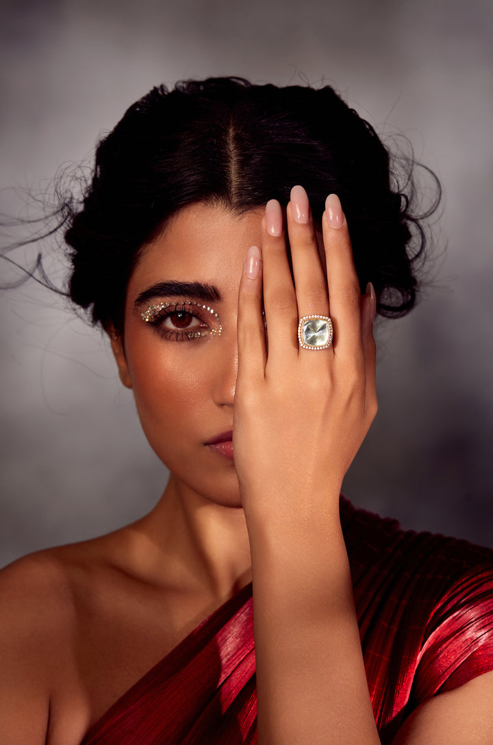 Lekhika Victorian Polki Ring