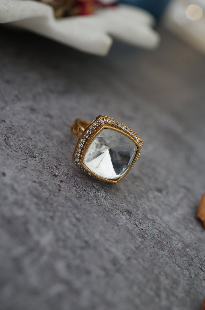 Lekhika Victorian Polki Ring