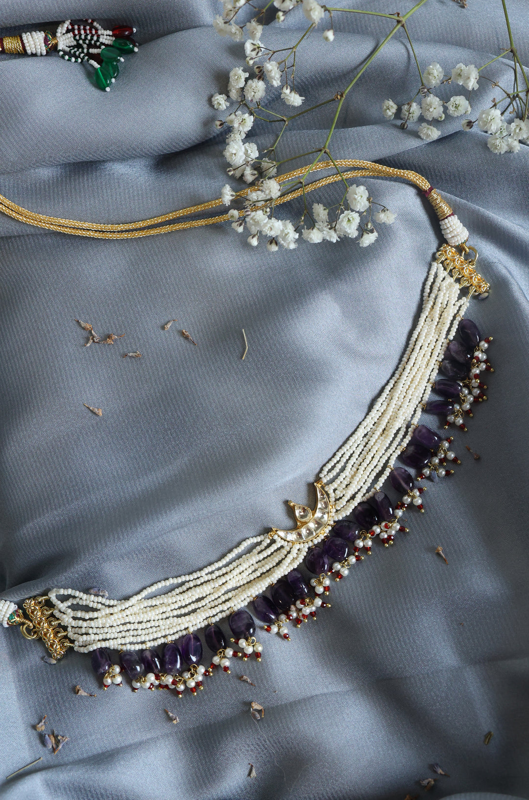 Devki Kundan Pearl Choker Necklace